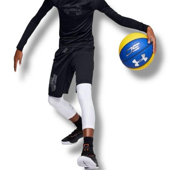 Under Armour Kids Black Shorts with Gray Accents Logo Sz  XL - Picture 12 of 12